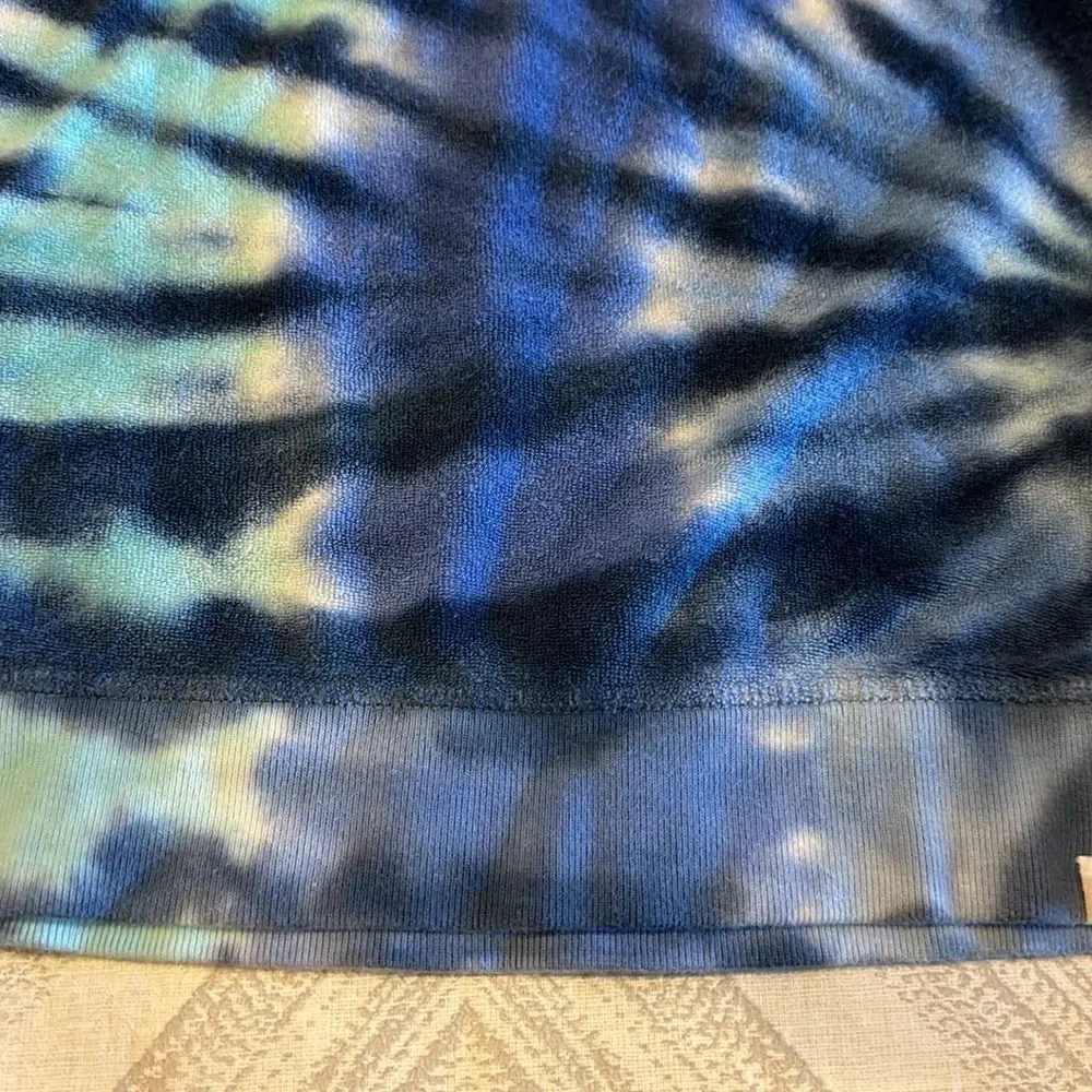 Baby Gap Shades of Blue Tie Dye Terrycloth Long Sleeve Shirt - Size 4